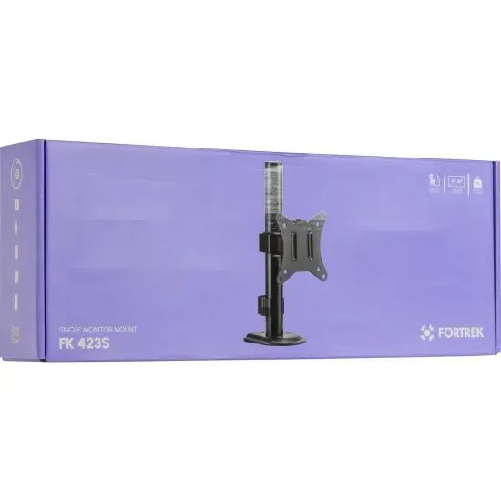 Suporte para Monitor Fortrek FK 423S Fixo de Mesa 17"-32" - WZetta - Foto 4