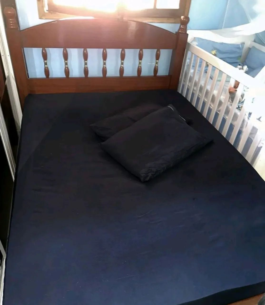 Cama e colchão 
