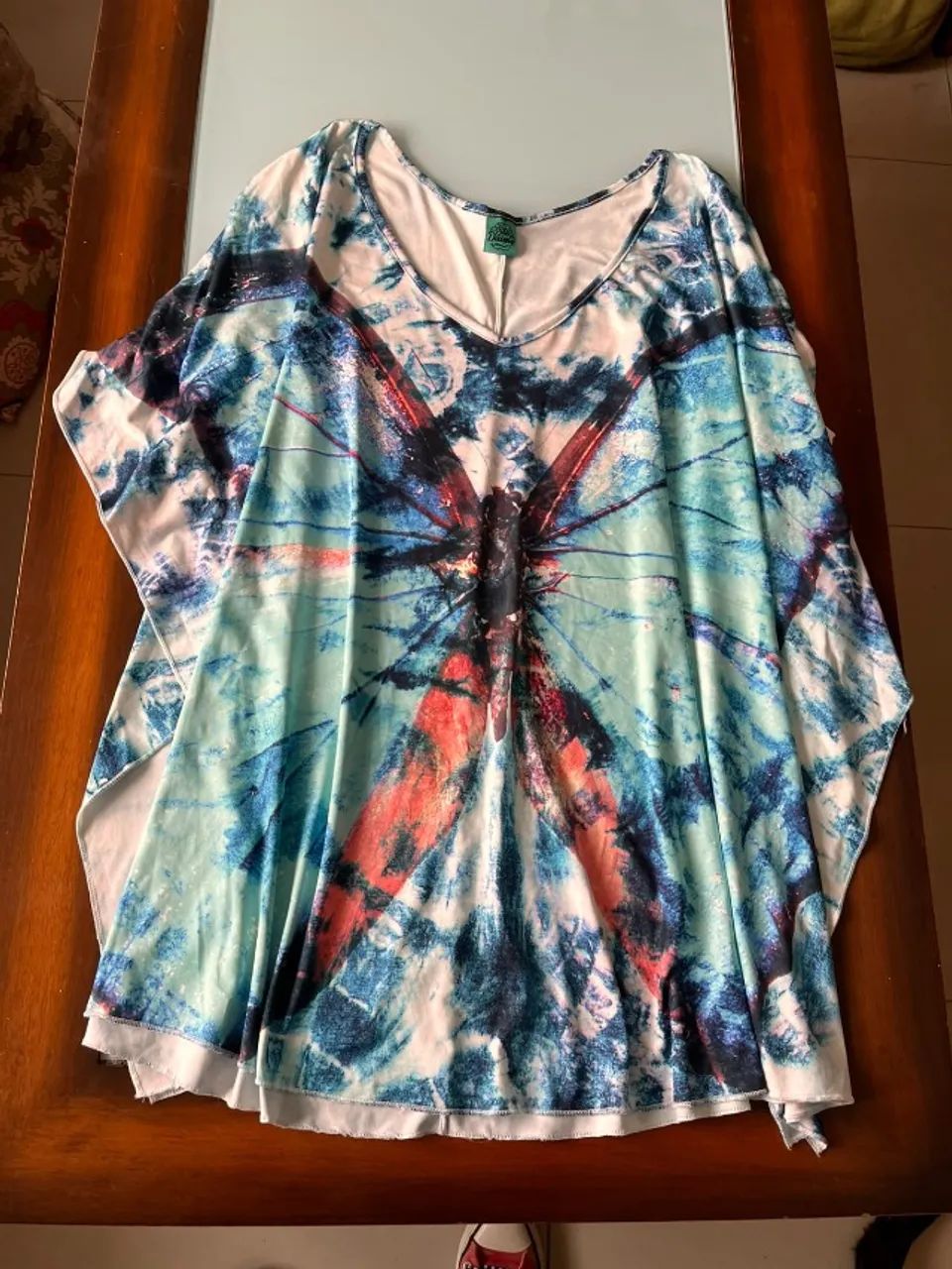 Kaftan Sto.Daime estampa borboleta - Foto 4