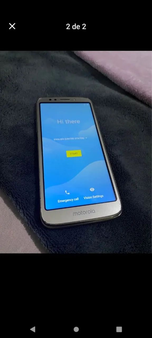 Motorola e 10 play  usado, 200