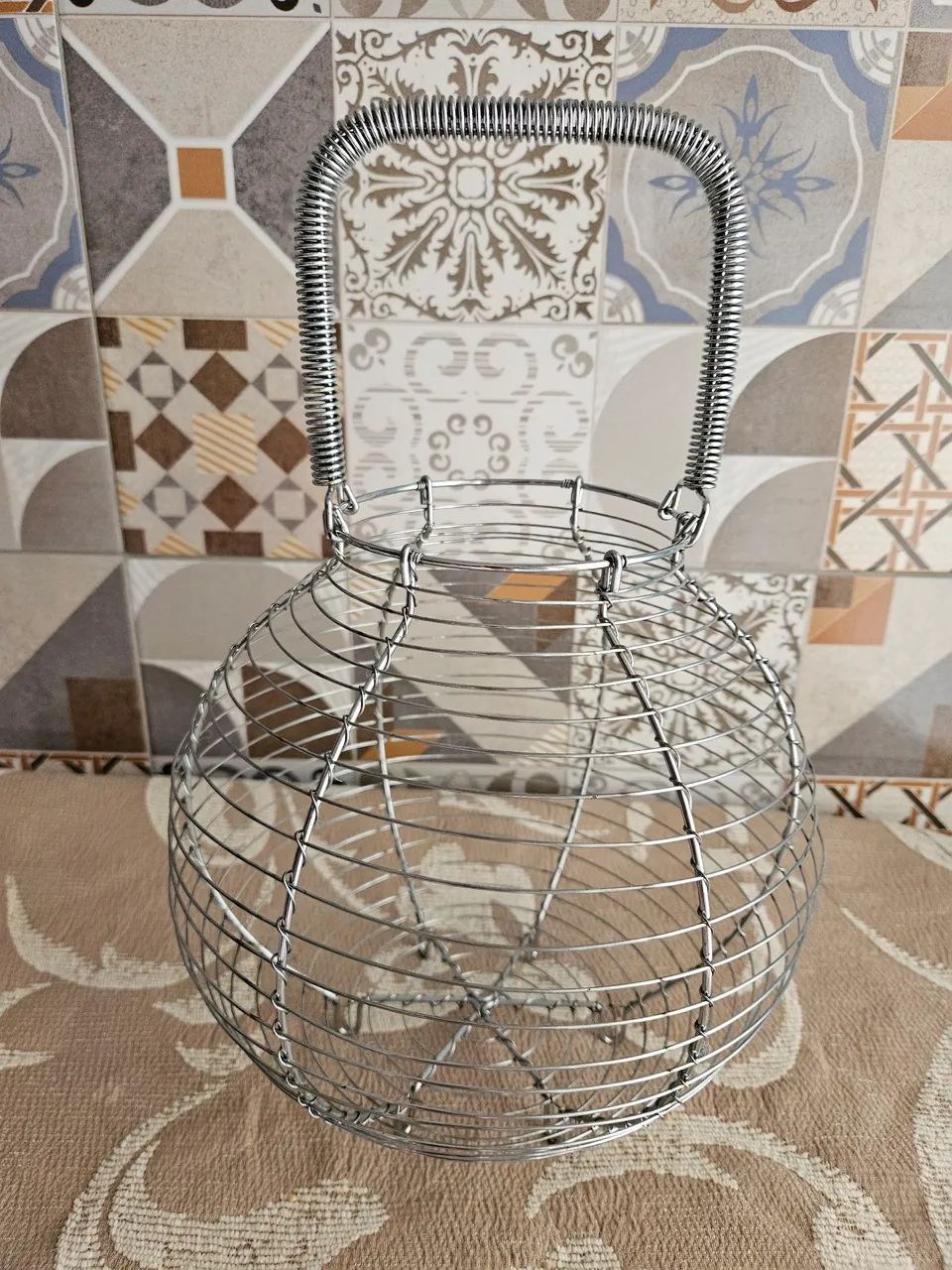 Cesta de arame  - Foto 2