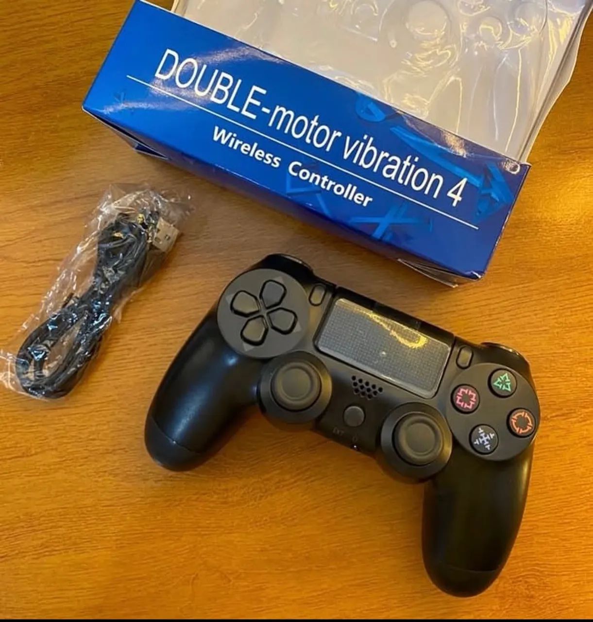 Controle ps4, pc e celular double motor vibration - Foto 2
