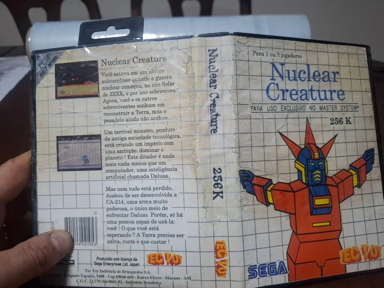 Cartucho Nuclear Creature Master System - Foto 3