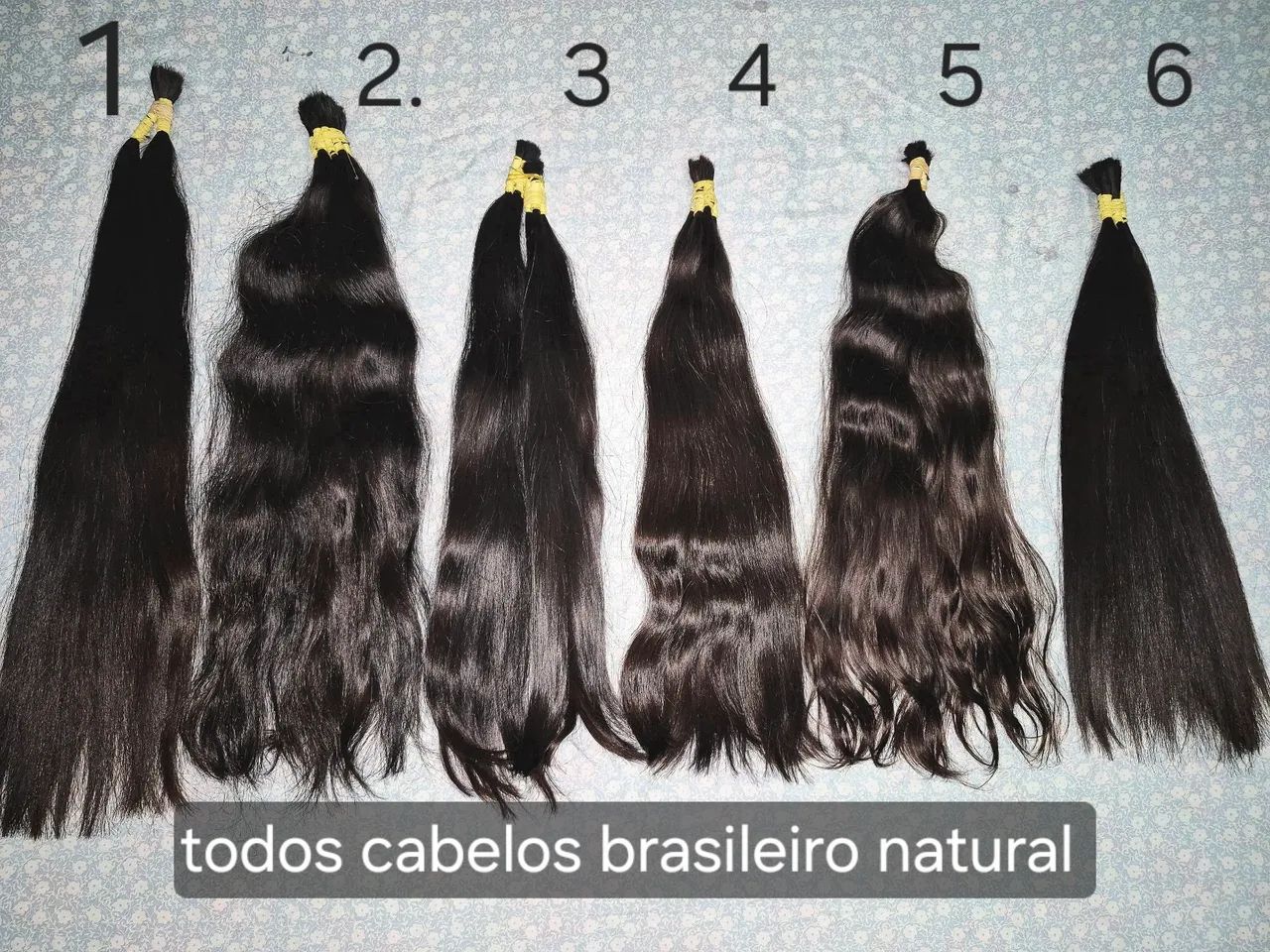 Cabelo brasileiro natural 60 centímetros cada 100 gramas