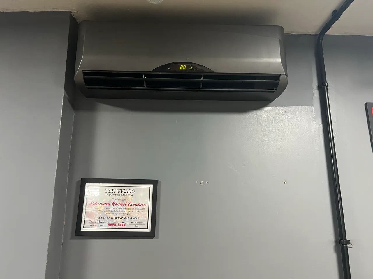 Ar condicionado Komeco 18000btus cinza