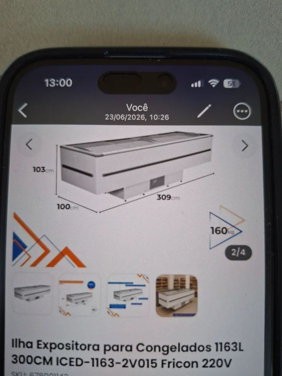 Ilha para frios