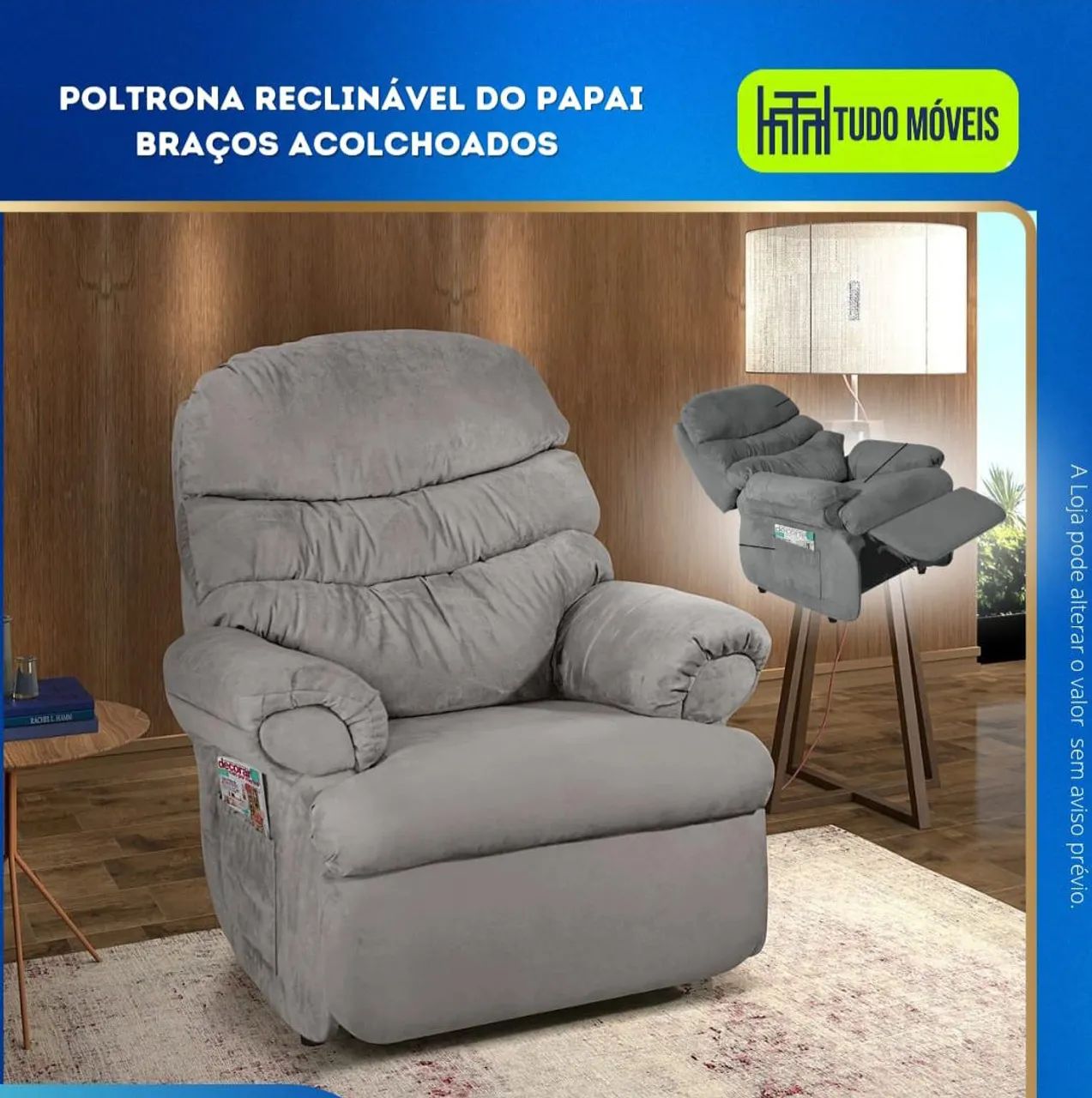 POLTRONA  RECLINÁVEL 