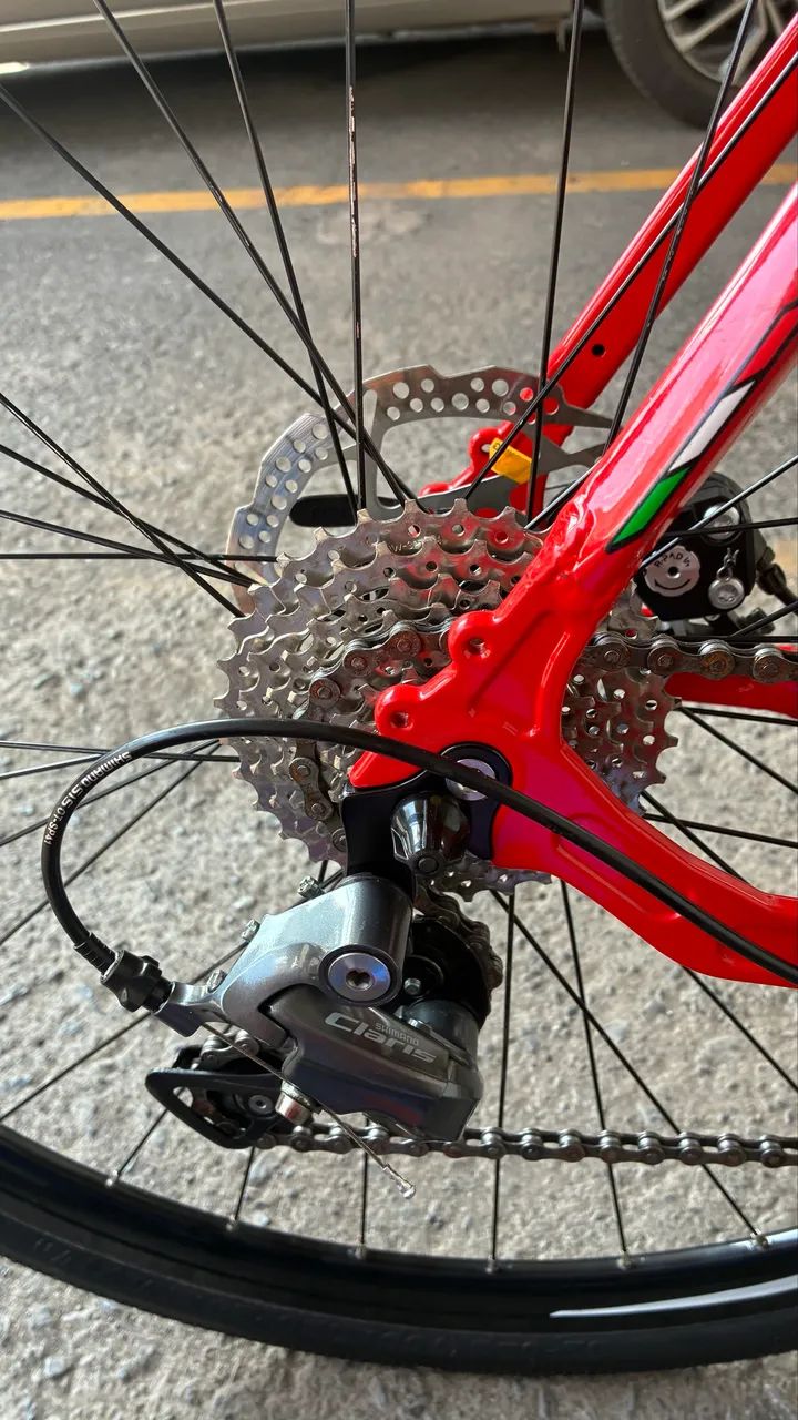 Bike Bicicleta OGGI Velloce Disc Shimano Claris 16v - Foto 3