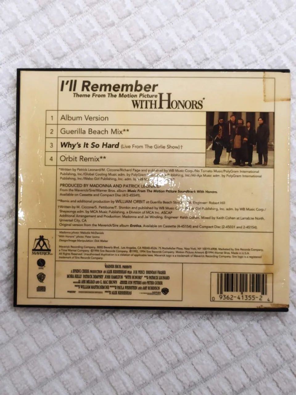 CD Single Madonna I will Remember  - Foto 2