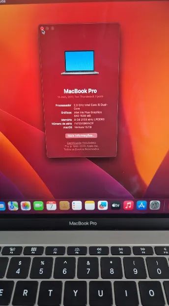 MacBook本体 Apple MacBook Pro 13 2017 i5/16GB/250Gb Macbook Pro 13 2017 - I5, 16 Gb Ram, 256gb Ssd | MercadoLivre