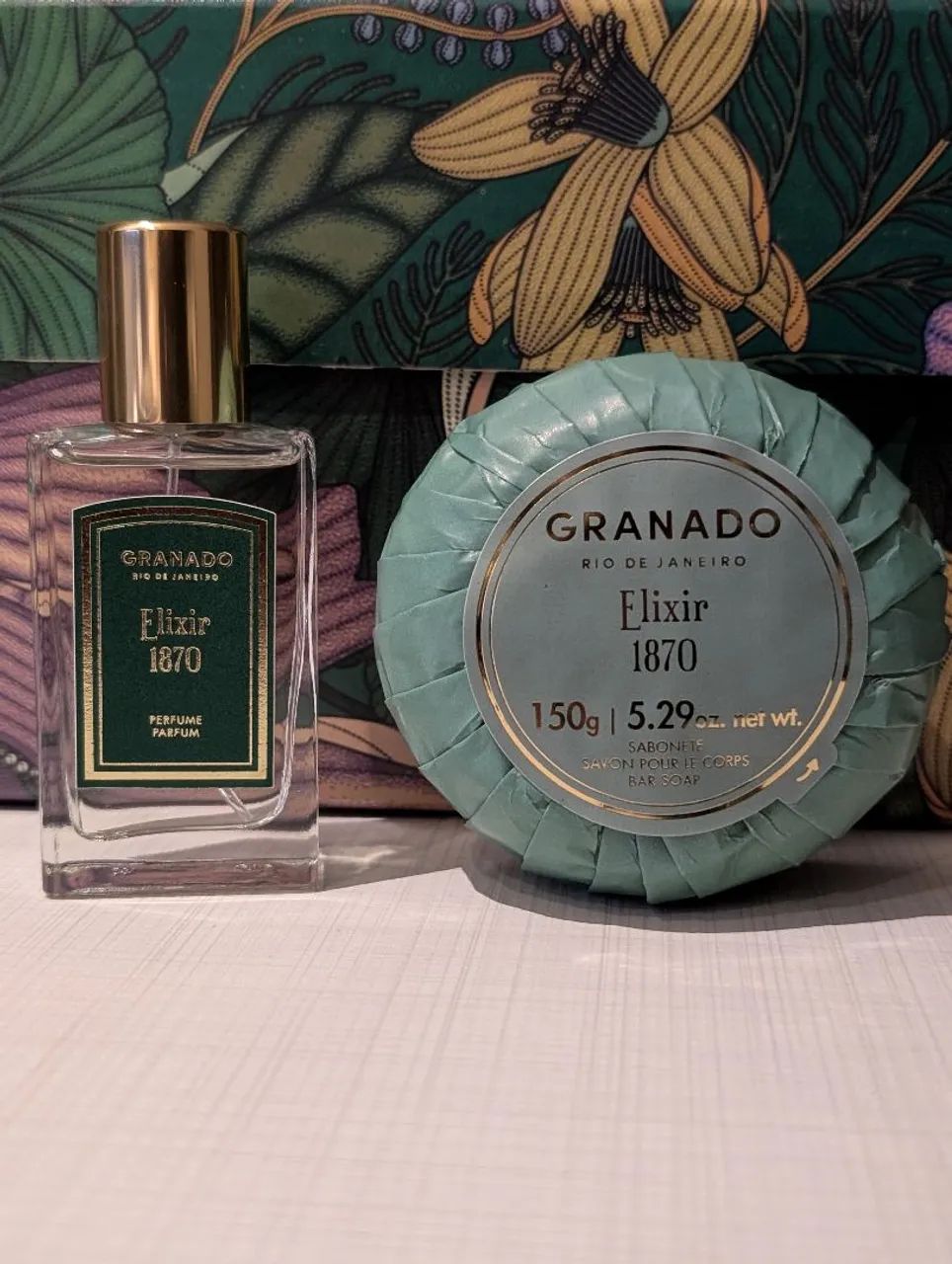 Kit Perfune Granado Elixir 1870 25ml + Sabonete