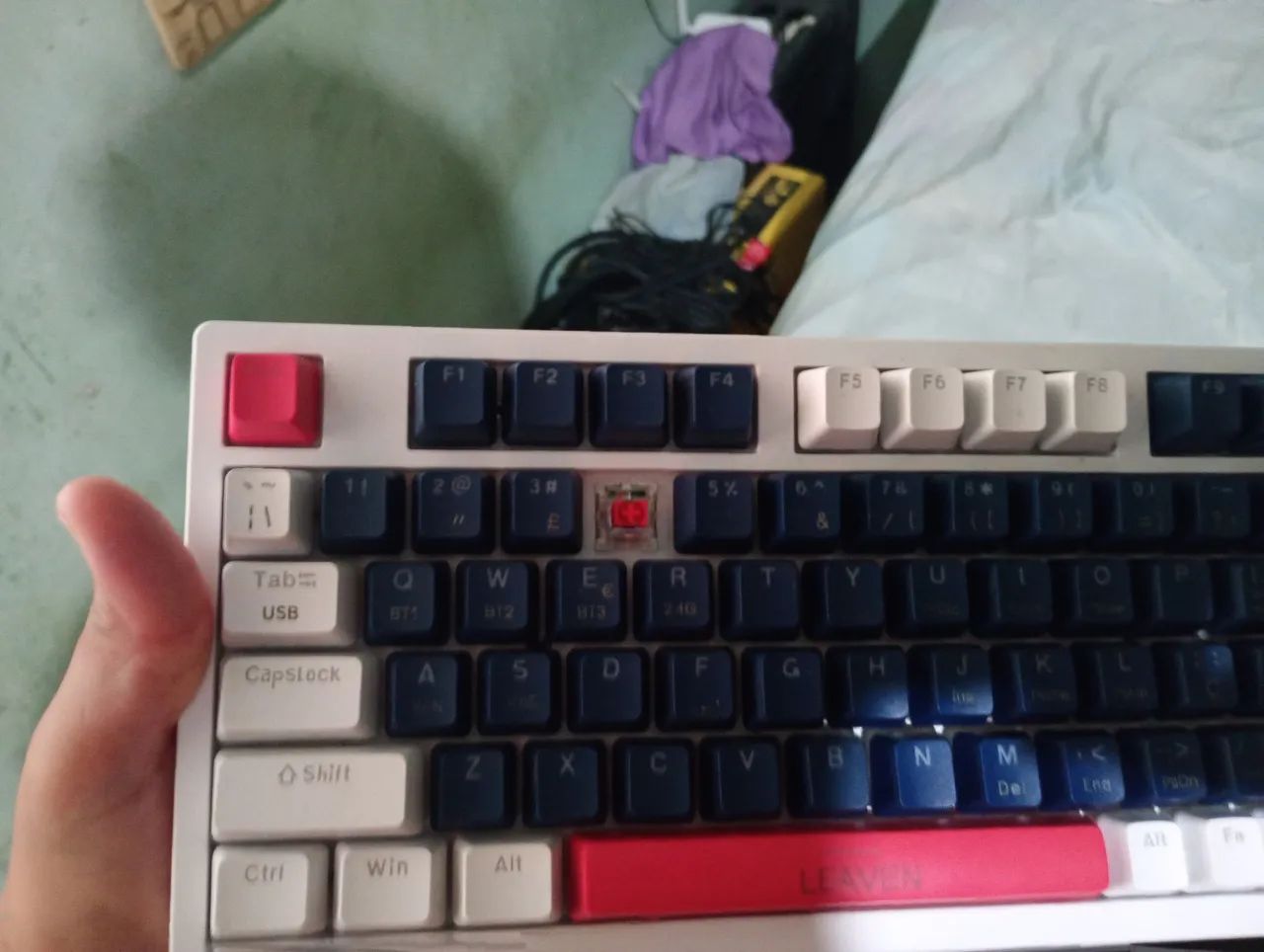 Teclado mecânico leaving COM DEFEITO - Foto 3