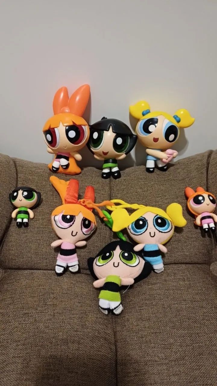 Coleção 8 Garotas Superpoderoras Miniaturas