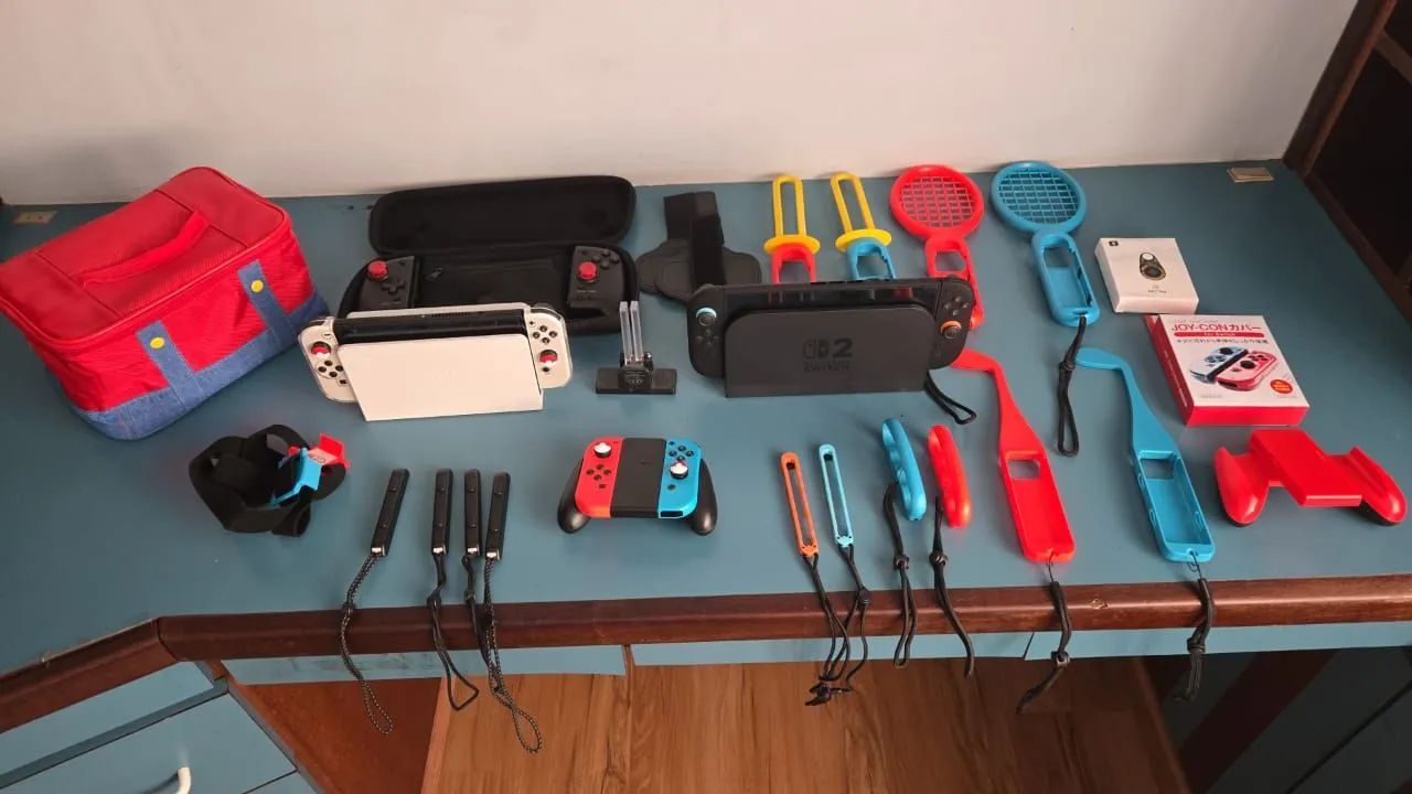 Nintendo switch 1 & 2 - completíssimo!