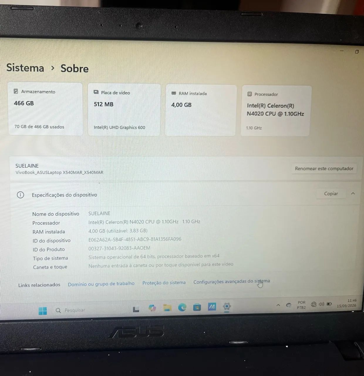 Notebook Asus 2023 - Foto 5