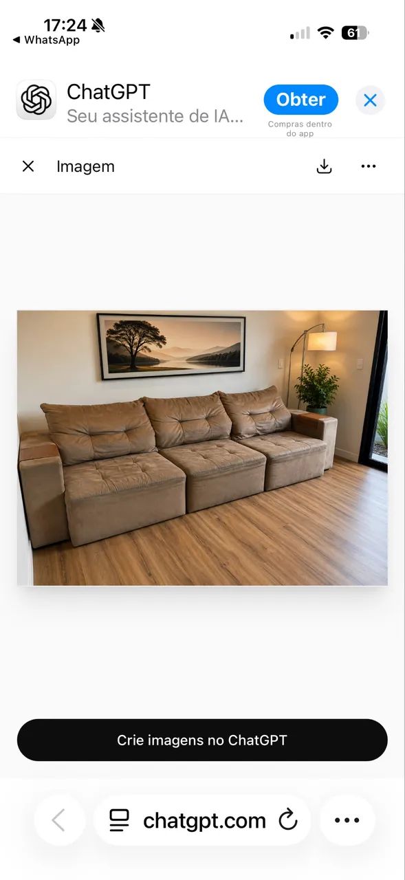 Sofa retrátil 3m (higienização 25/05/26)