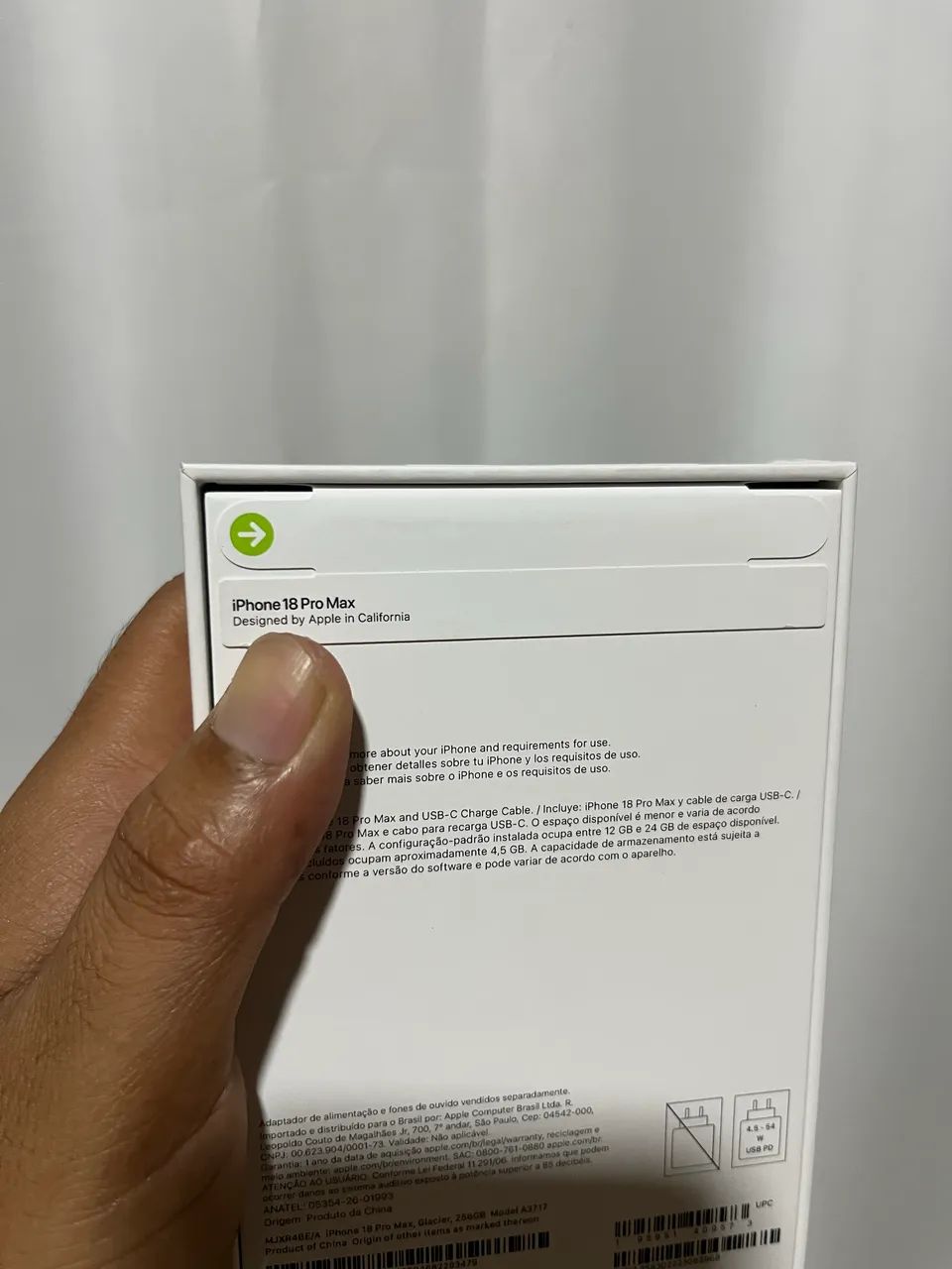 iPhone 18 pro Max 256gb lacrado pronta entrega  - Foto 2