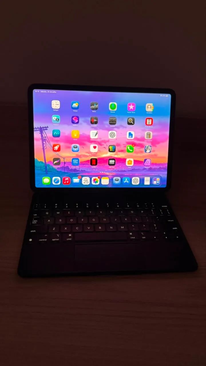 iPad Pro 11 - 1ª Geração 256gb Wi-Fi + Capa magnética com teclado - Foto 3
