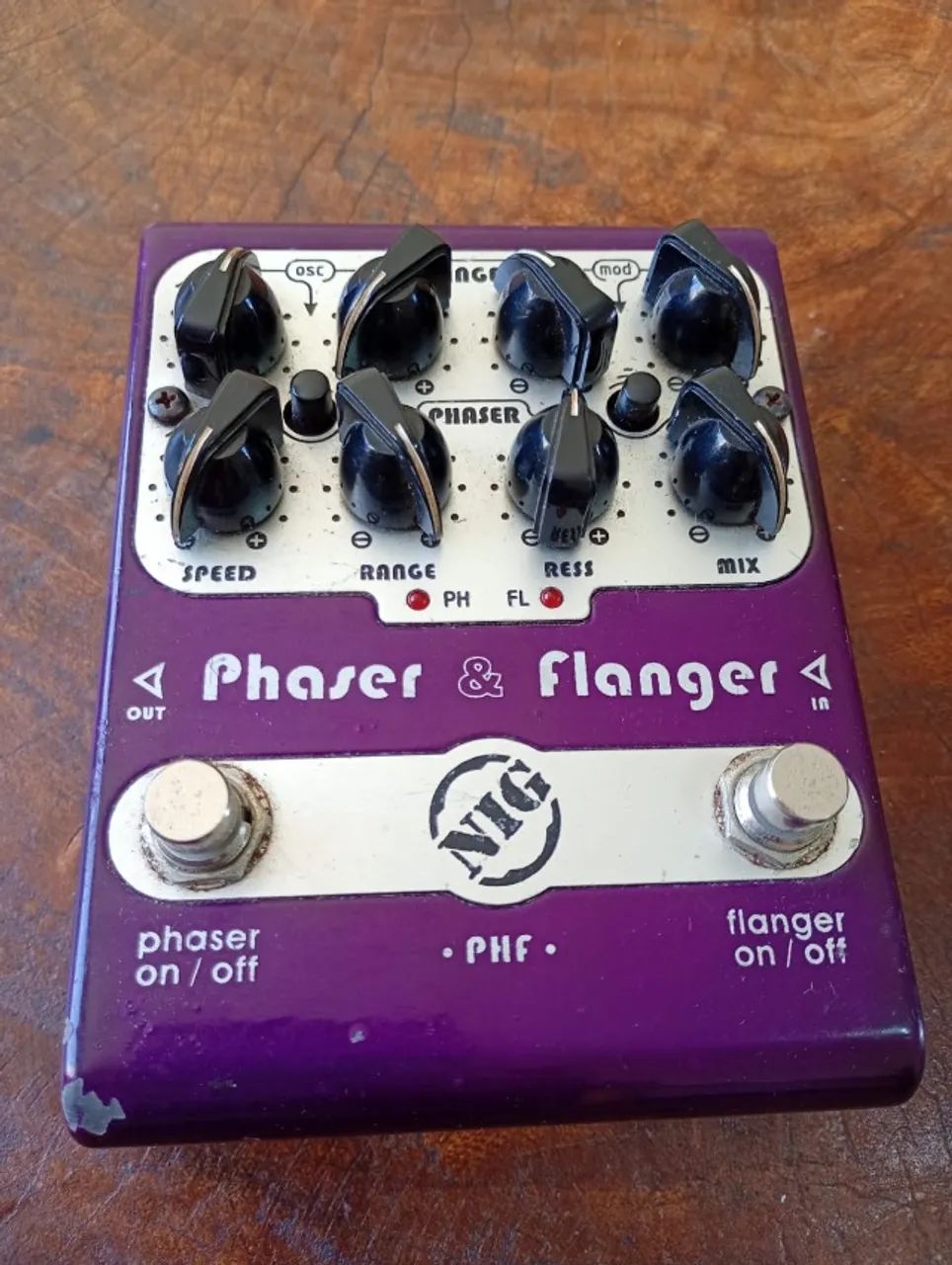 Pedal NIG Phaser & Flager 