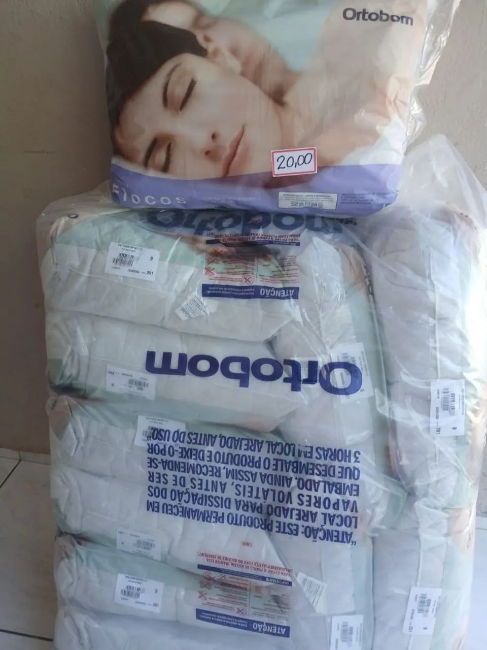 Travesseiro ortobom 