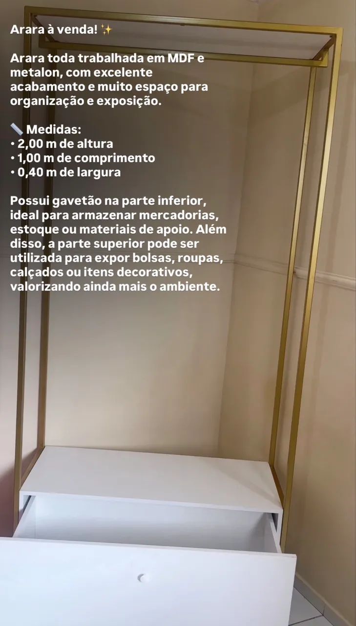Arara em metalon e Mdf  - Foto 4