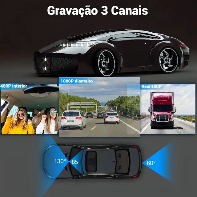 Câmera Veicular HD - Segurança Completa para seu Carro,   - Aceitamos cartão de crédito (p - Foto 3