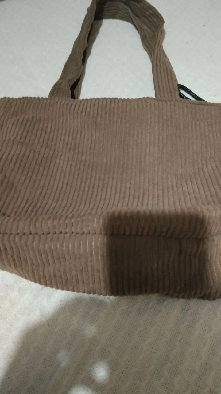 BOLSA DE TECIDO E VELUDO - Foto 4