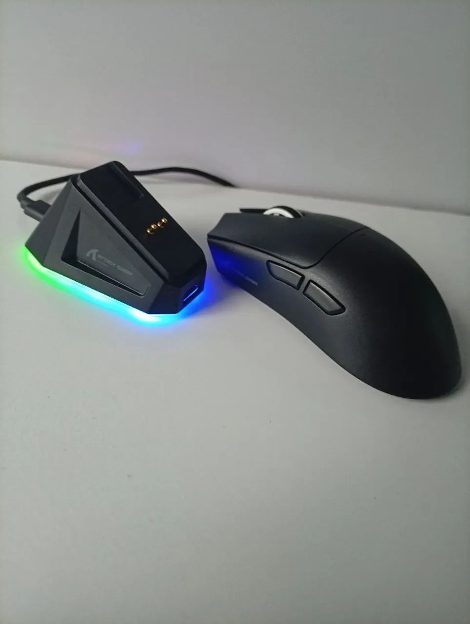 Mouse attack shark x11 preto / novo e lacrado  - Foto 2
