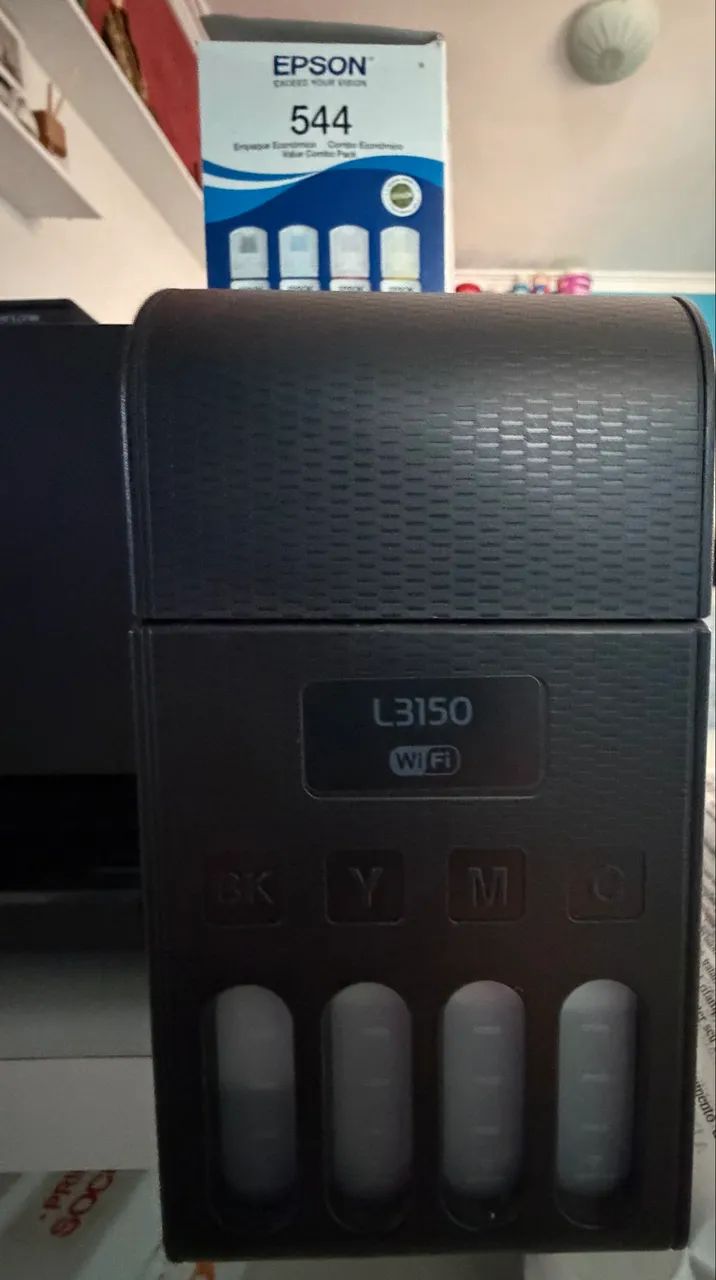 Impressora Eco Tank Epson L3150 e caixinhas Multilaser - Foto 2