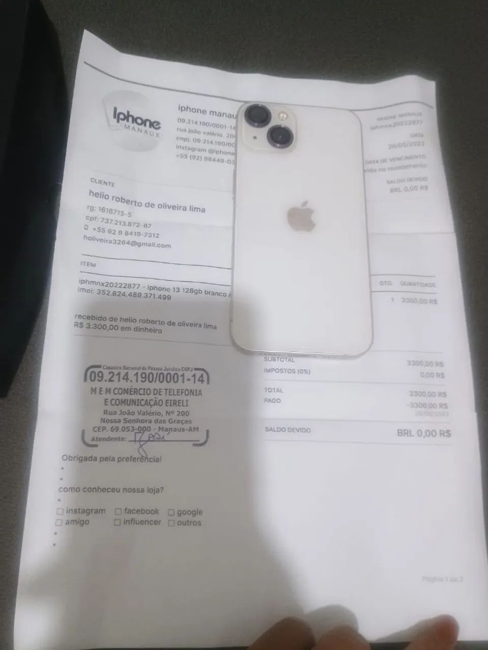 Vendo iPhone 13 128gb  2400 - Foto 5