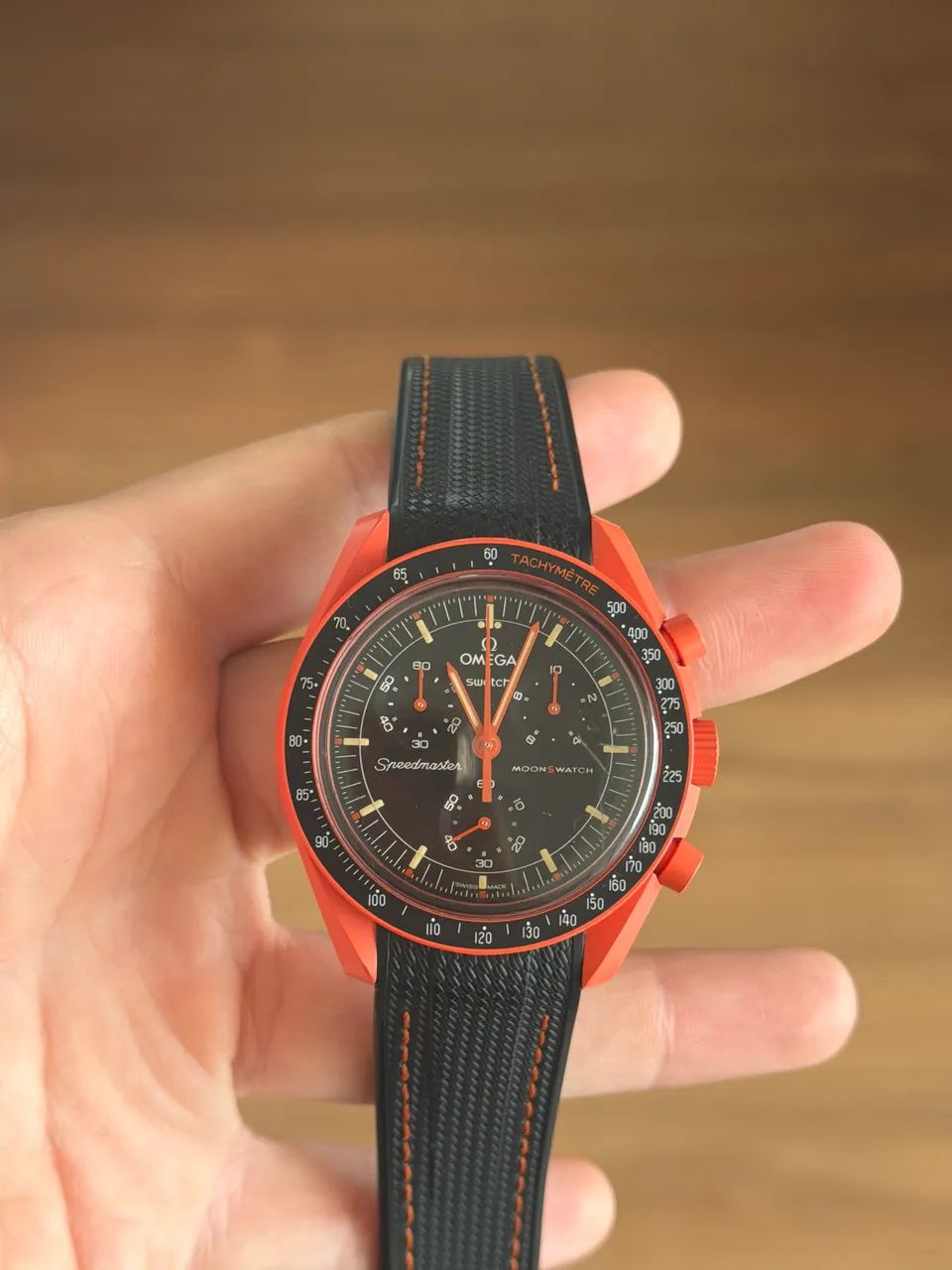 Relógio Omega original Bioceramic MoonSwatch Mission to Mars