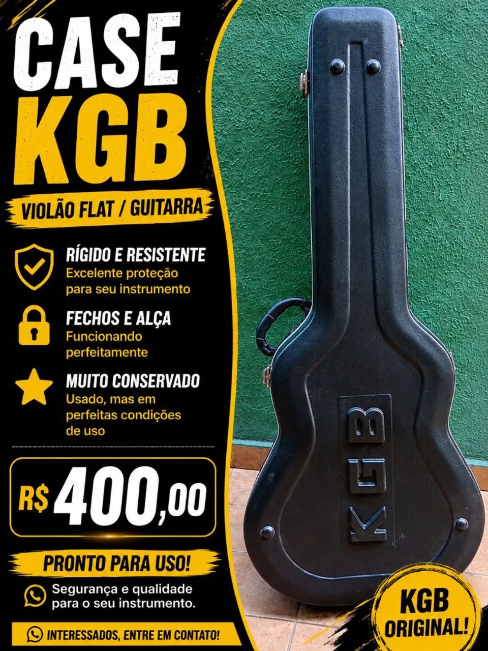 Case KGB para Violão Flat