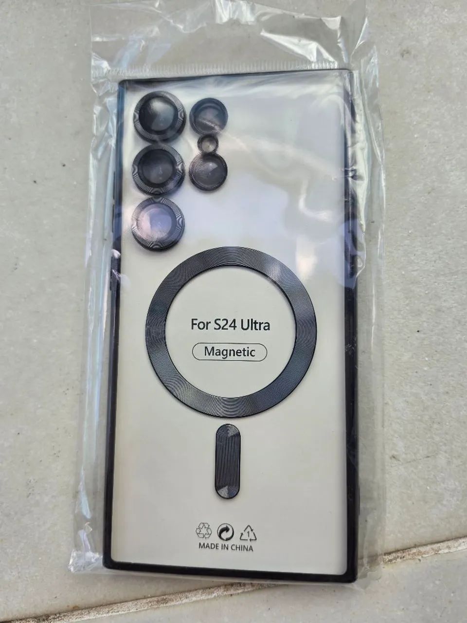 Capa  S24 Ultra - com anel magnético MagSafe