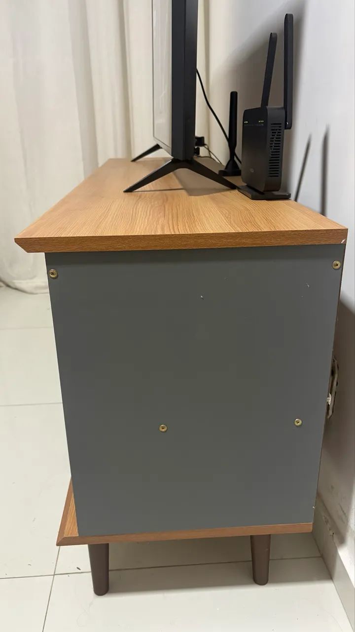 Rack para televisão, em MDF - Foto 2