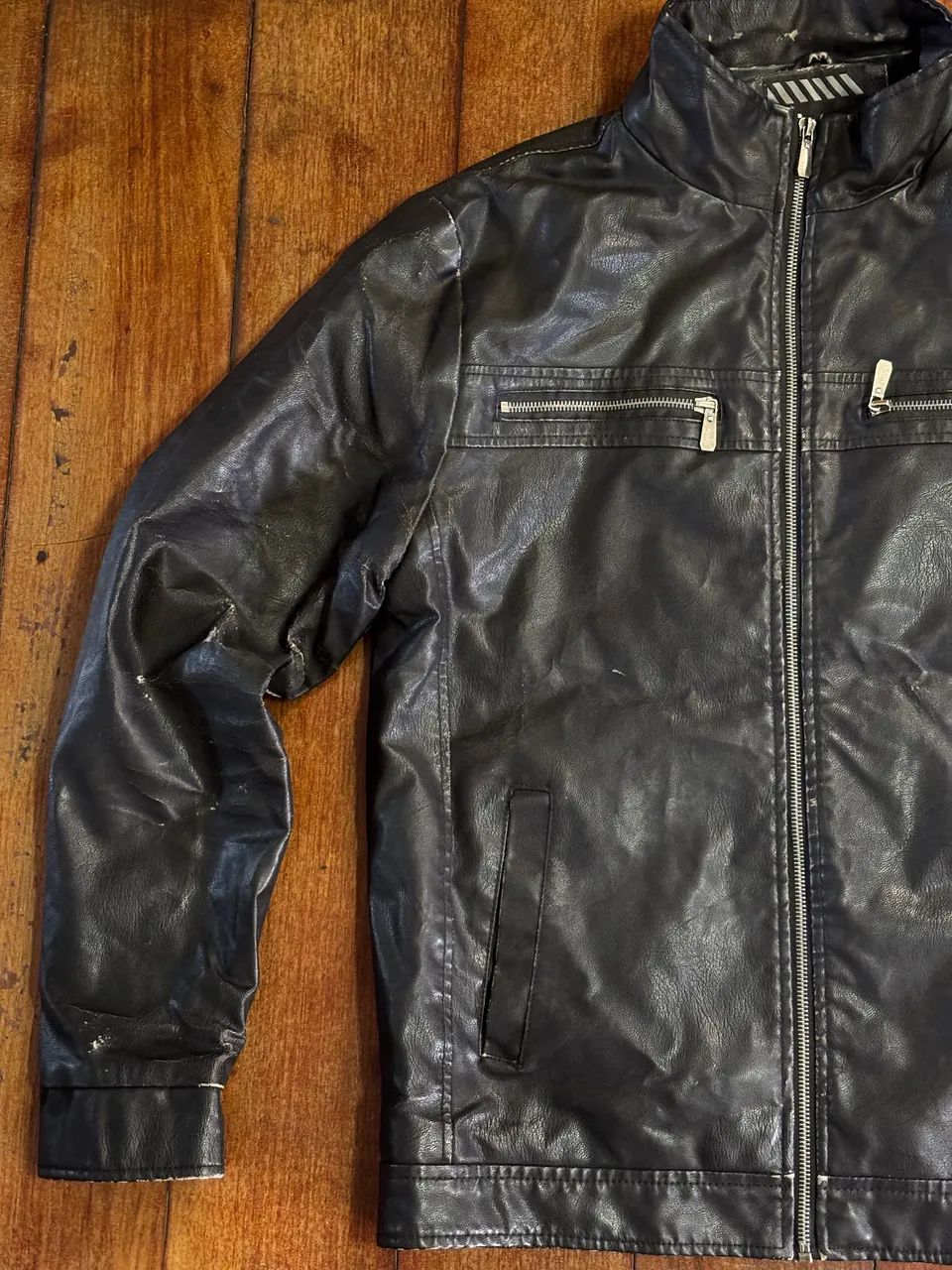 Jaqueta Masculina Couro Motorhead - Foto 3