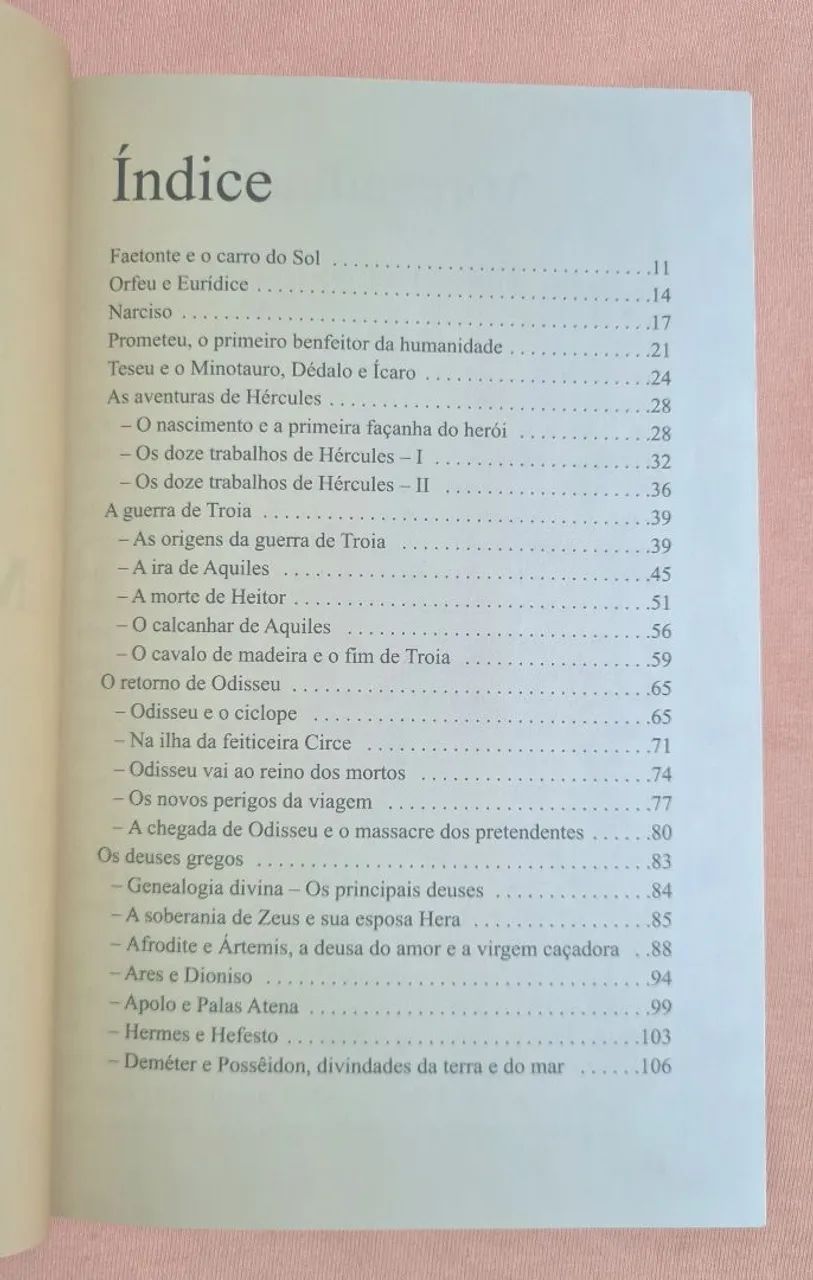 Livro Mitos Gregos - Foto 2