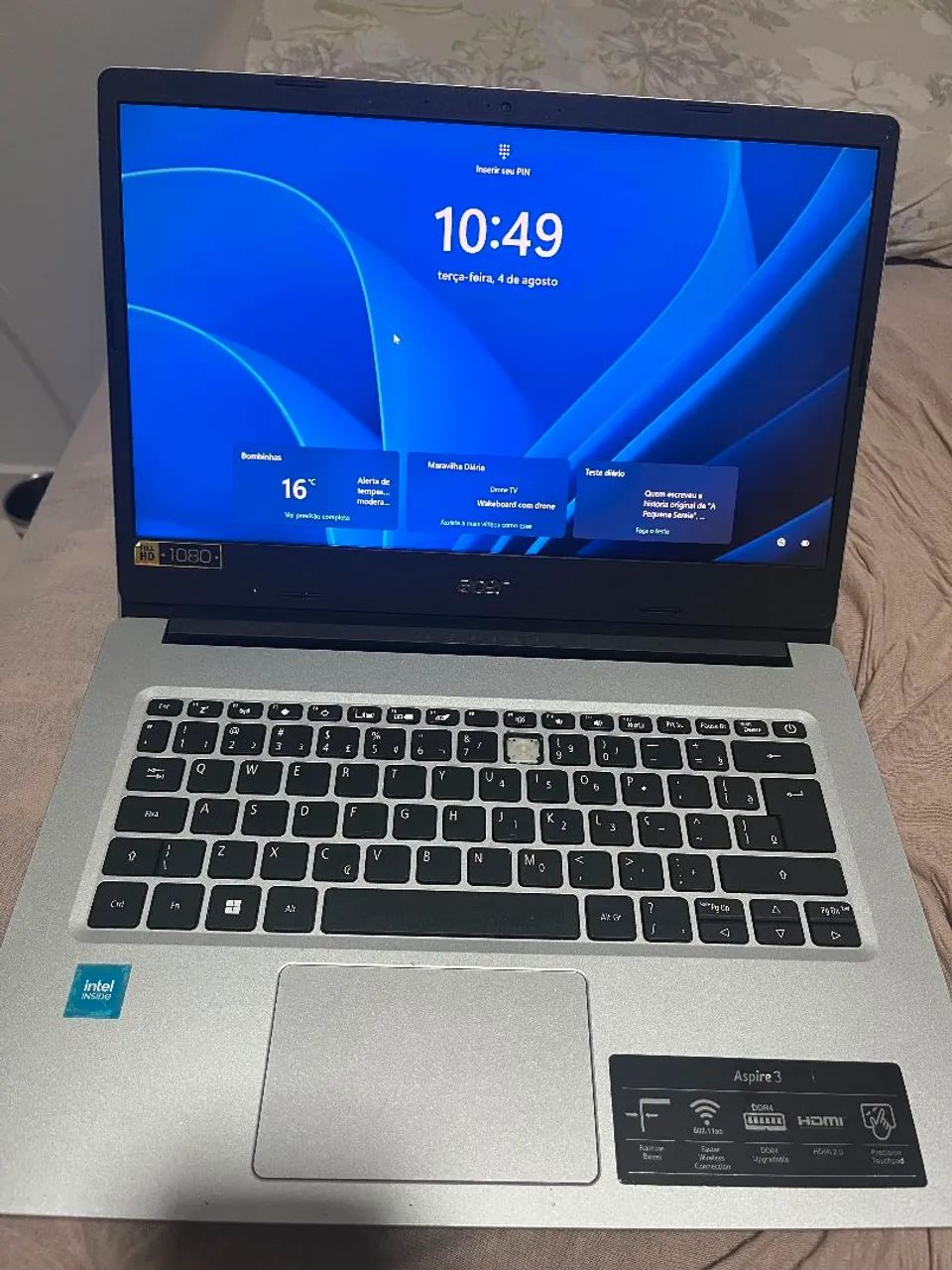 Vendo notebook acer novo  - Foto 3