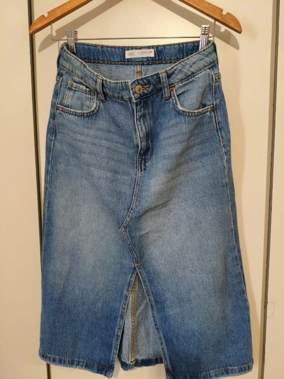 Saia Jeans Zara - Foto 3