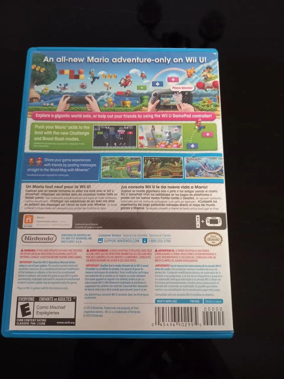 Jogo Wii Super Mario Bros. U - Foto 2