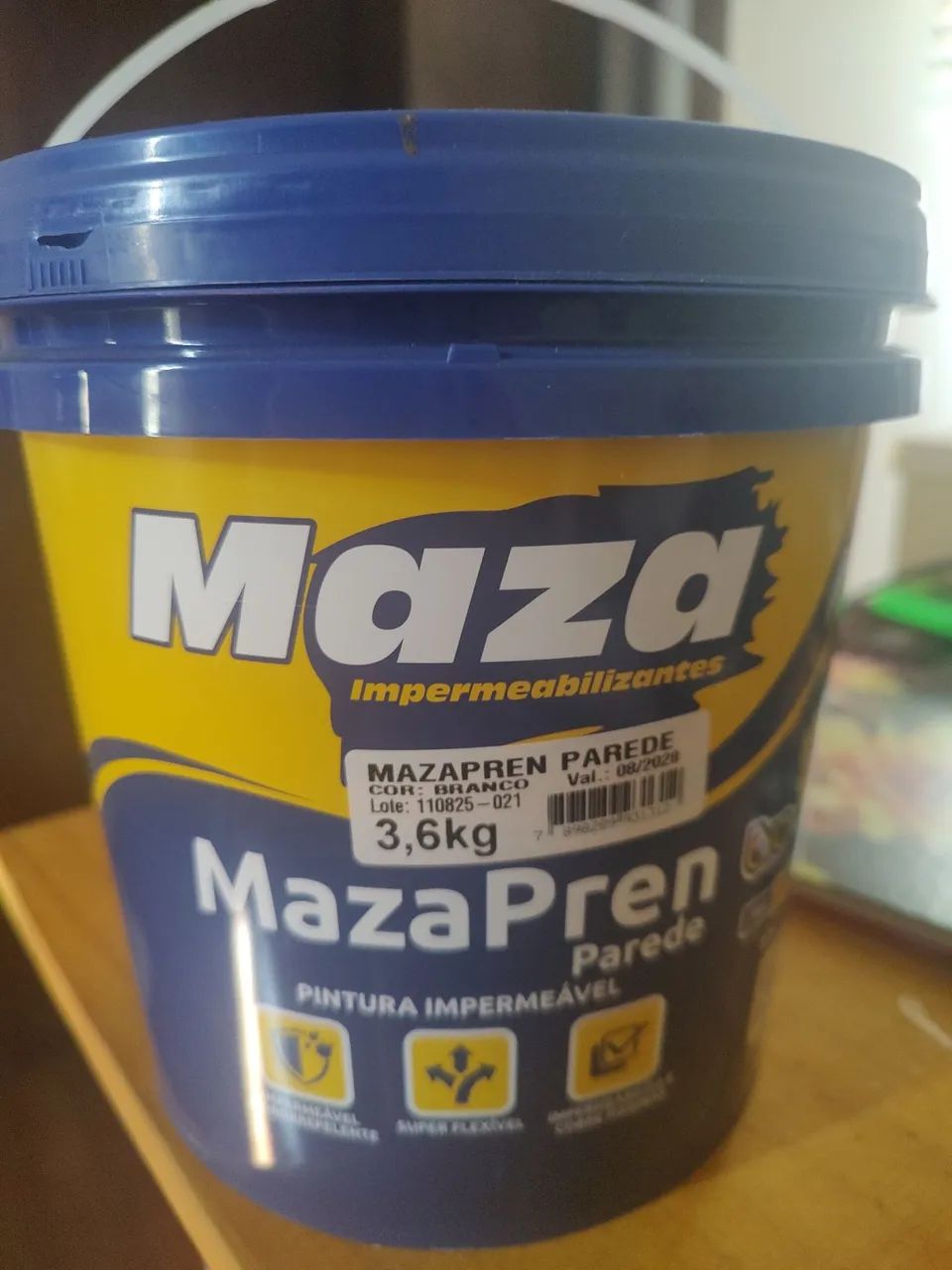 Pintura emborrachada Maza Galão 3.6 LT LIMPA ESTOQUE SÓ 69.90 BAIRRO CIDADE NOVA BH  - Foto 2