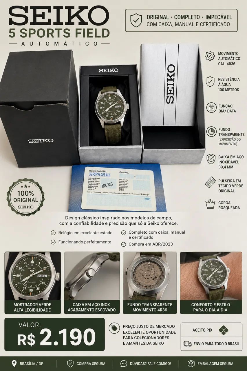 Seiko Sports 72h de marcha 