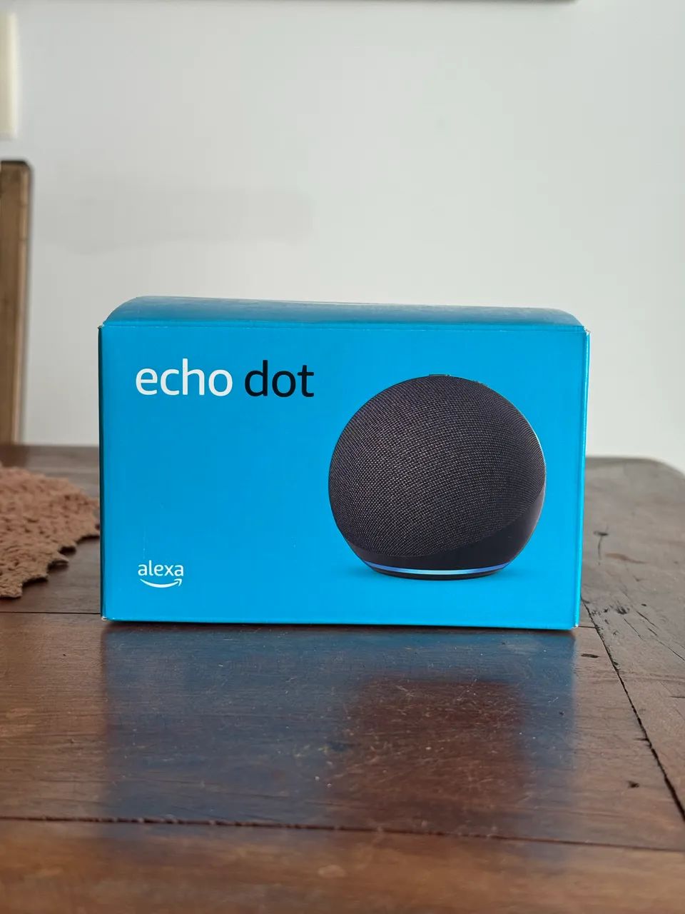 Echo Dot 5ª Geração + Lâmpada Inteligente Geonav (Kit Completo)