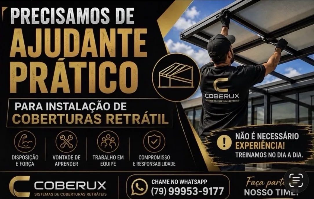 Ajudante prático coberturas retrátil 