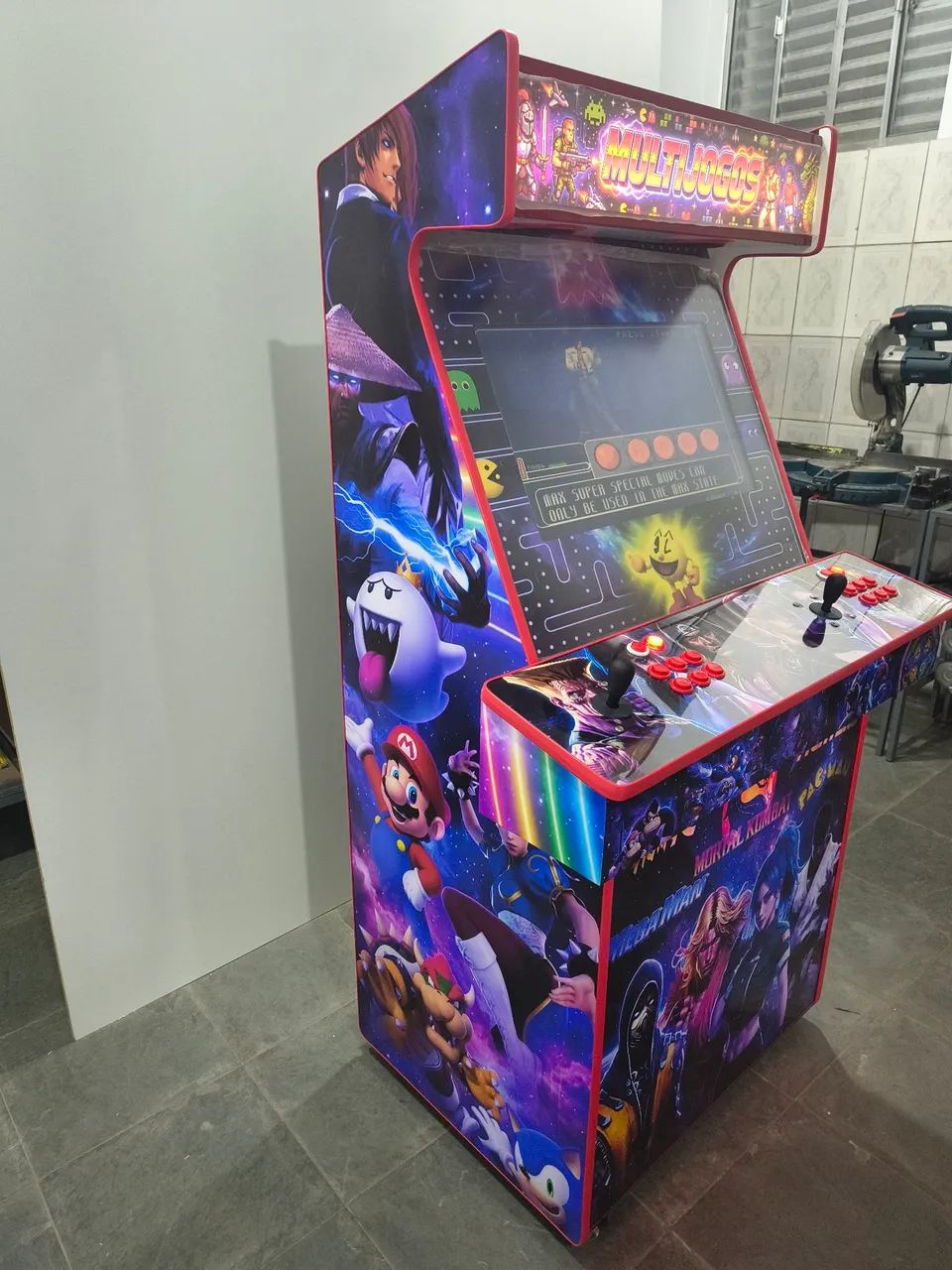 Fliperama Arcade 9800 Jogos