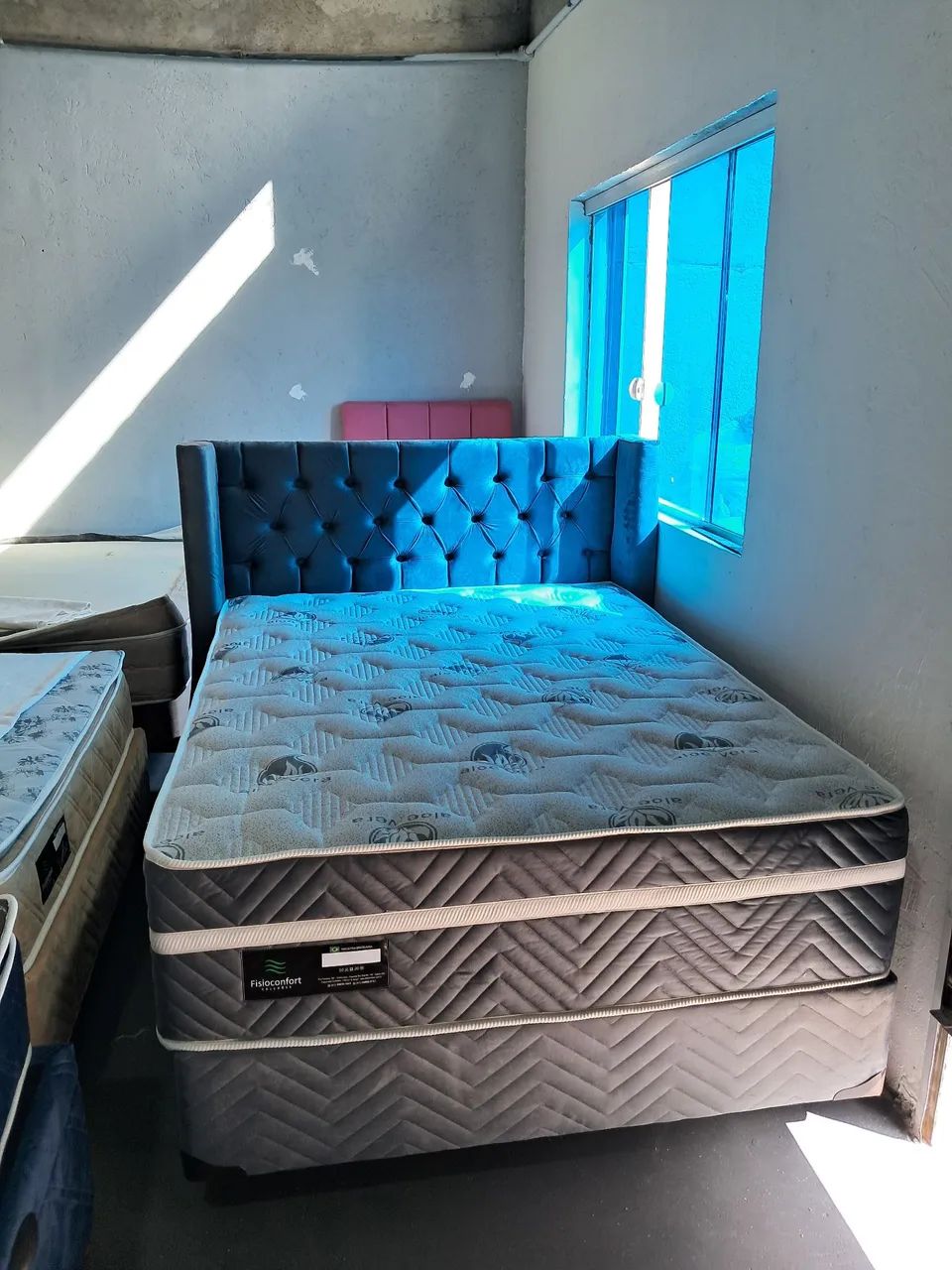 Conjunto semi ortopédico colchão,box e cabeceira  - Foto 3