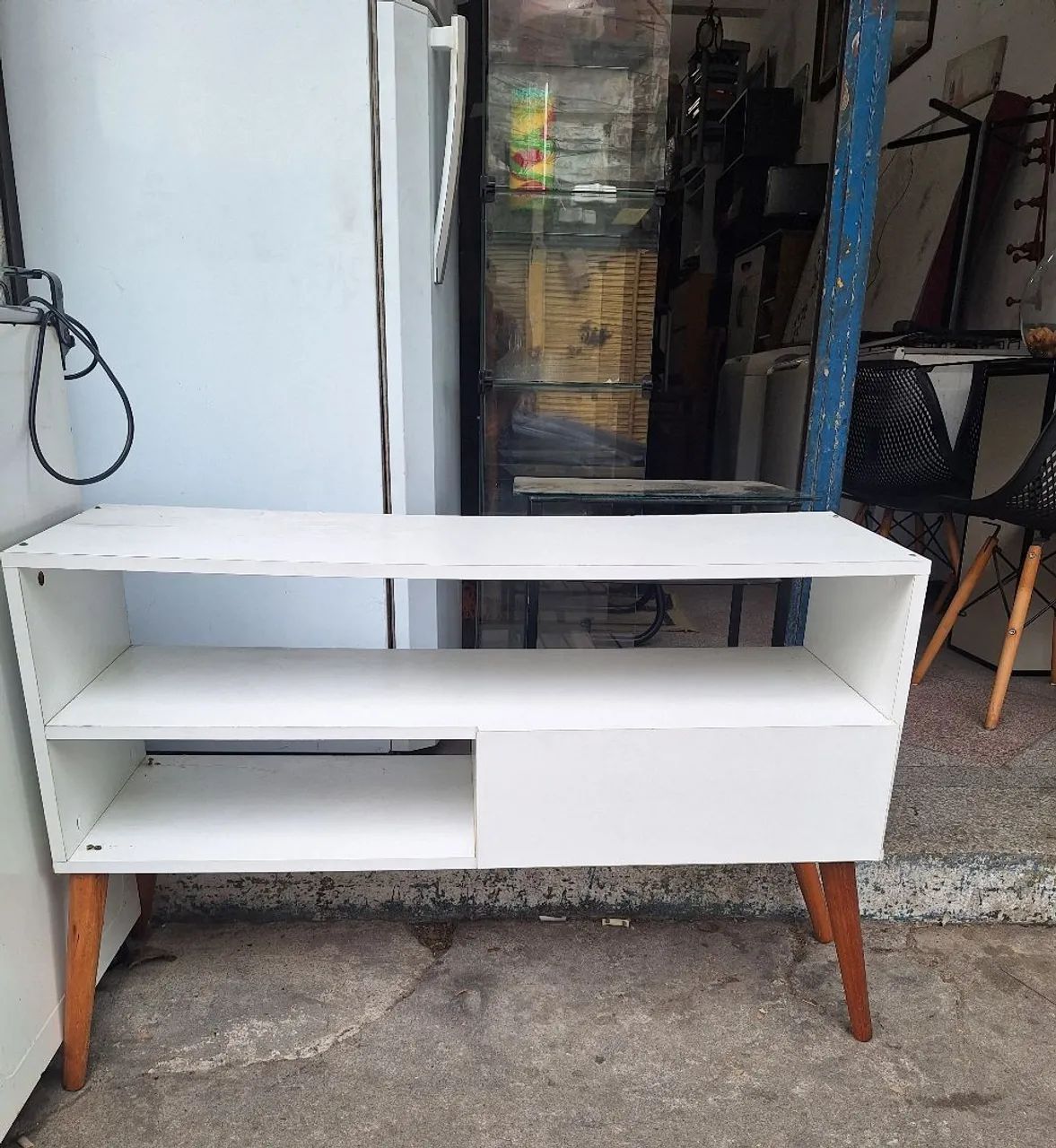 Rack de mdf branco em bom estado.  - Foto 4