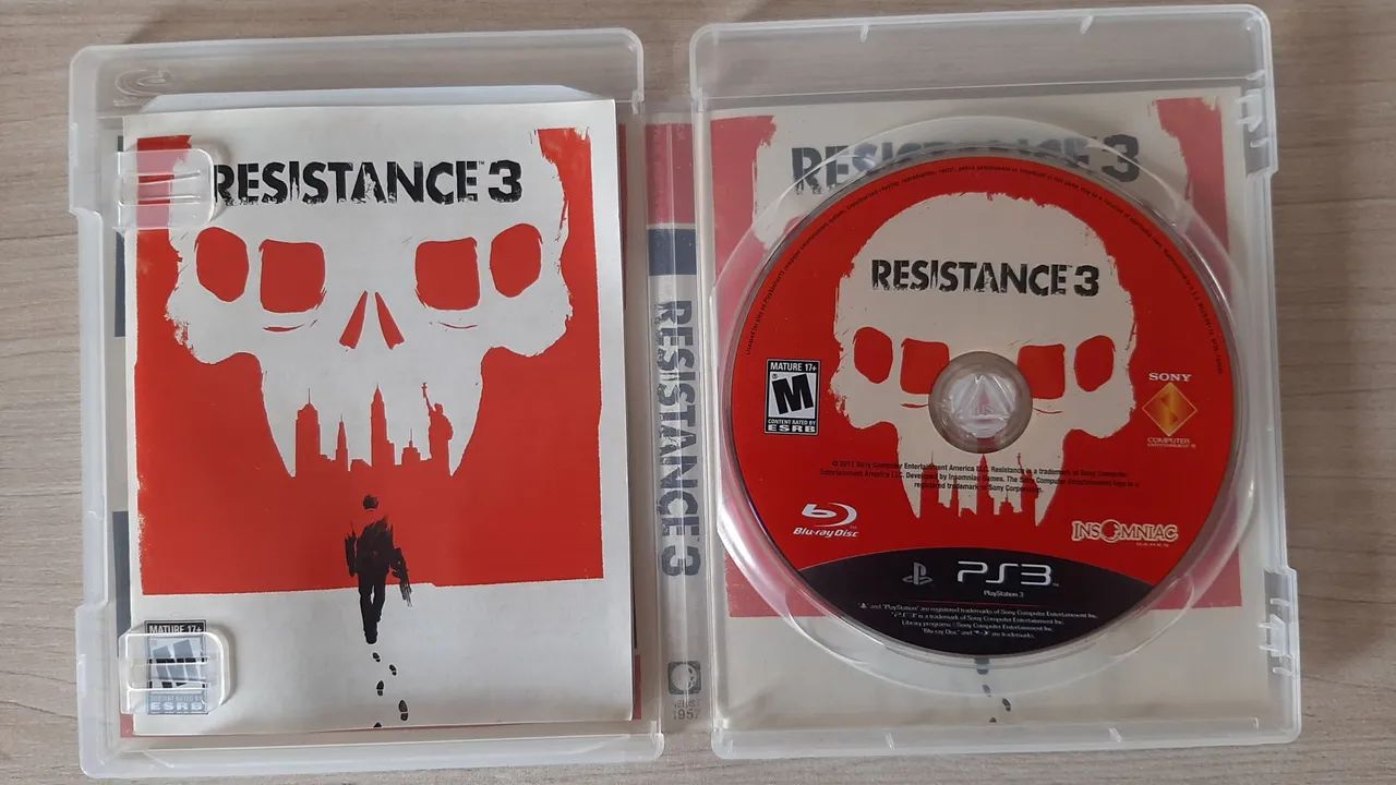 Resistance 3 ps3 - Jogos de Vídeo Game - São Braz, Curitiba
