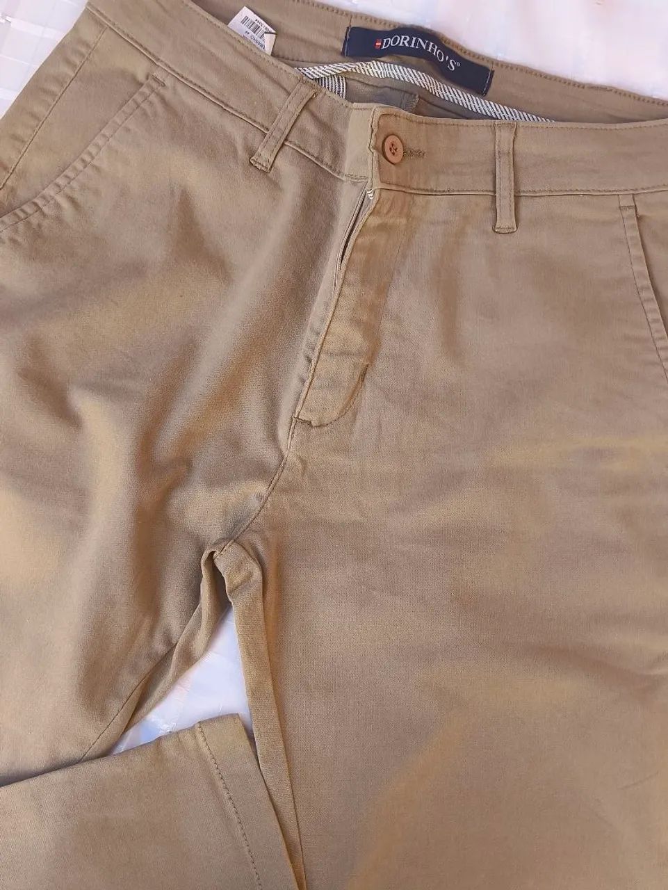 Calça masculina Sarja Dorinhos 44 como nova - Foto 3