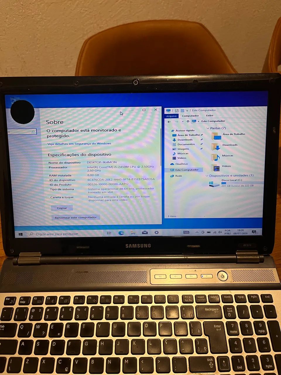 Notebook SAMSUNG RF511 - Foto 5