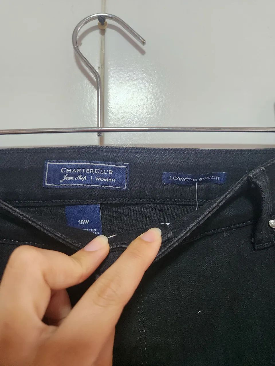 Calca jeans preta 48/50 - Foto 2
